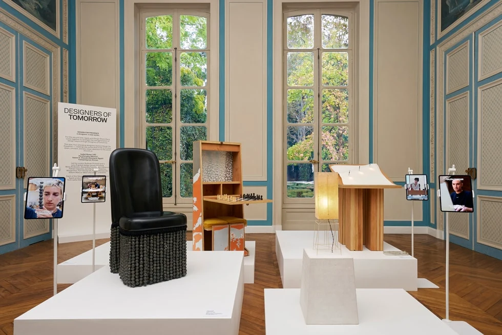 Четыре проекта Designers of Tomorrow в зале Hôtel de Maisons в Париже